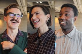 Tom Fletcher, Hayley Atwell and Paapa Essiedu