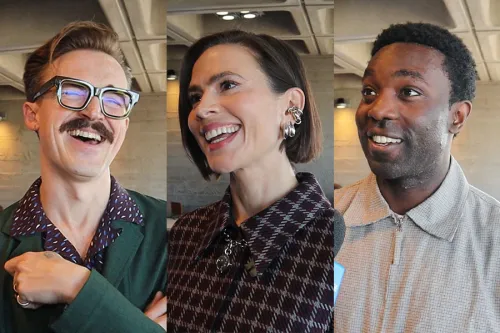 Tom Fletcher, Hayley Atwell and Paapa Essiedu