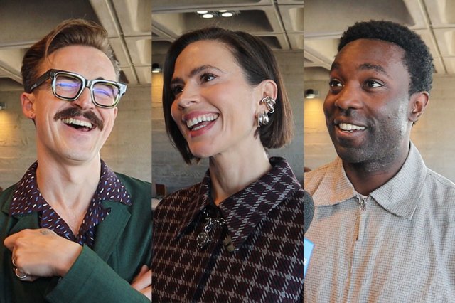 Tom Fletcher, Hayley Atwell and Paapa Essiedu