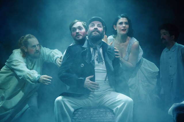 Adam Bassett, Jacob Coleman, Douglas Walker, Mirain Fflur and Macsen McKay in Under Milk Wood