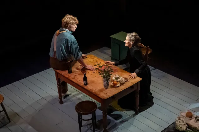 Jeroen Franks Kales and Niamh Cusack in Vincent in Brixton
