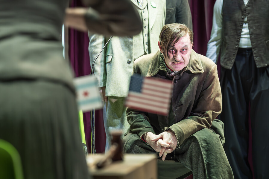 Mark Gattis Rsc RSC releases photos of The Resistible Rise of Arturo Ui with Mark Gatiss