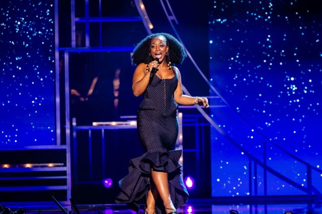Georgina Onuorah at the Olivier Awards, photo by Danny Kaan