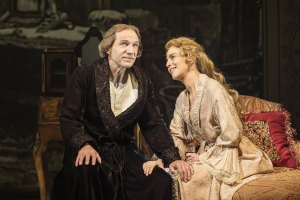 Ralph Fiennes and Miranda Raison in Grace Pervades