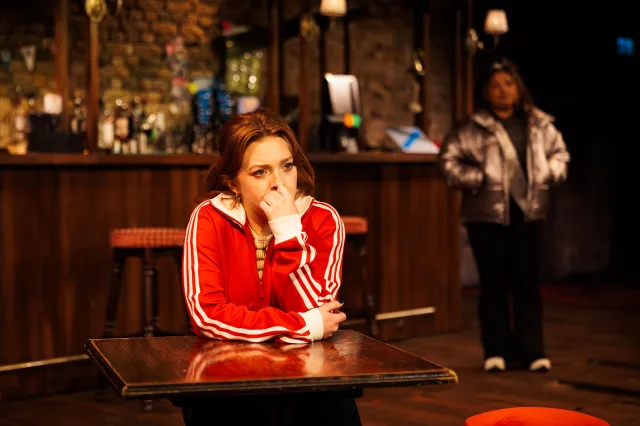 Rowan Robinson and Olivia Forrest in Heart Wall