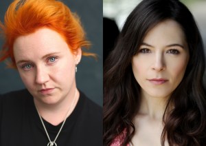 Katherine Pearce (photo by James Melia) and Elaine Cassidy