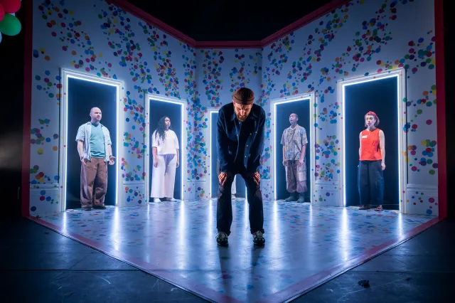 Tom England and the cast of Party Season