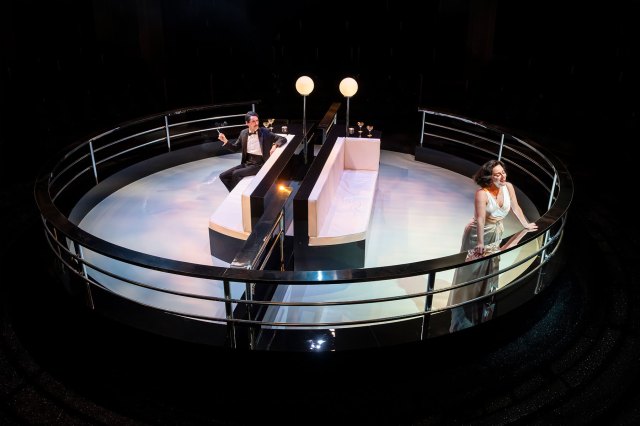 Steve John Shepherd and Jill Halfpenny in Private Lives