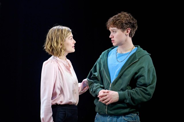 Rosamund Pike (Jessica) & Cormac McAlinden (Harry) in Inter Alia at the Wyndham's Theatre. (c) Manuel Harlan 185