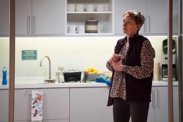 Susie Trayling in MASS Donmar Warehouse photo by Richard Hubert Smith