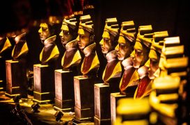The Olivier Awards statues
