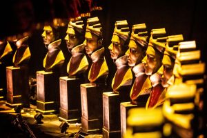 The Olivier Awards statues