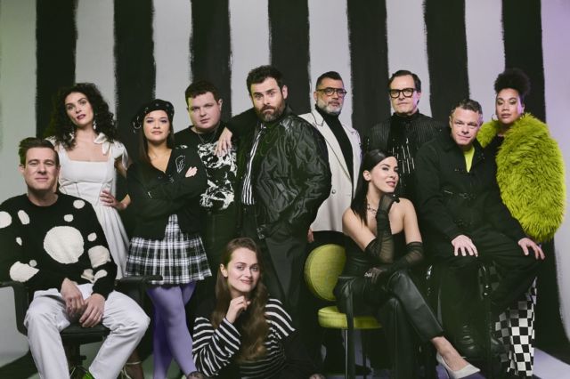 The cast of Beetlejuice, photo supplied by the production The cast of Beetlejuice, photo supplied by the production