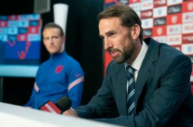 4. Joseph Fiennes and Will Antenbring as Gareth Southgate and Harry Kane