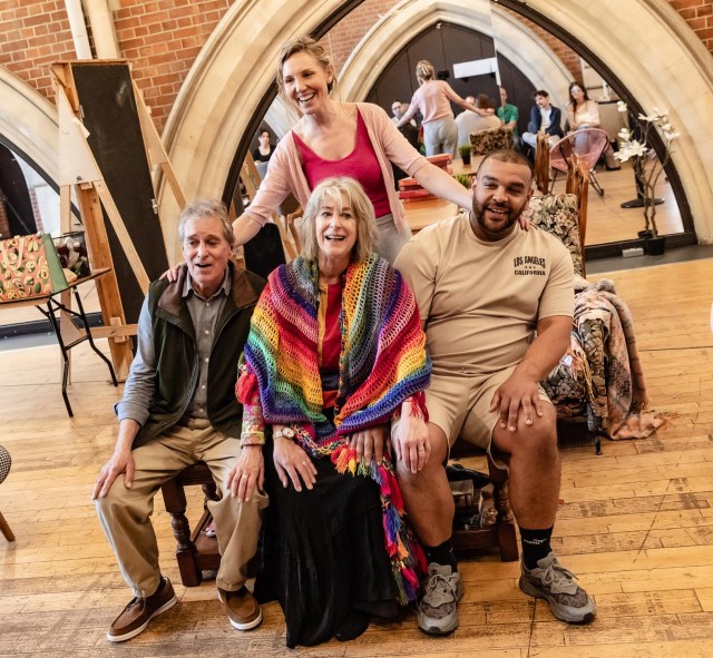 ALLEGRA 6 John Middleton ( Ronan) Maureen Lipman ( Allegra) Bailey Patrick Harris ( PC Rogers) Elizabeth Bower (Anna) Photo Danny Kaan ALLEGRA 6 John Middleton ( Ronan) Maureen Lipman ( Allegra) Bailey Patrick Harris ( PC Rogers) Elizabeth Bower (Anna) Photo Danny Kaan