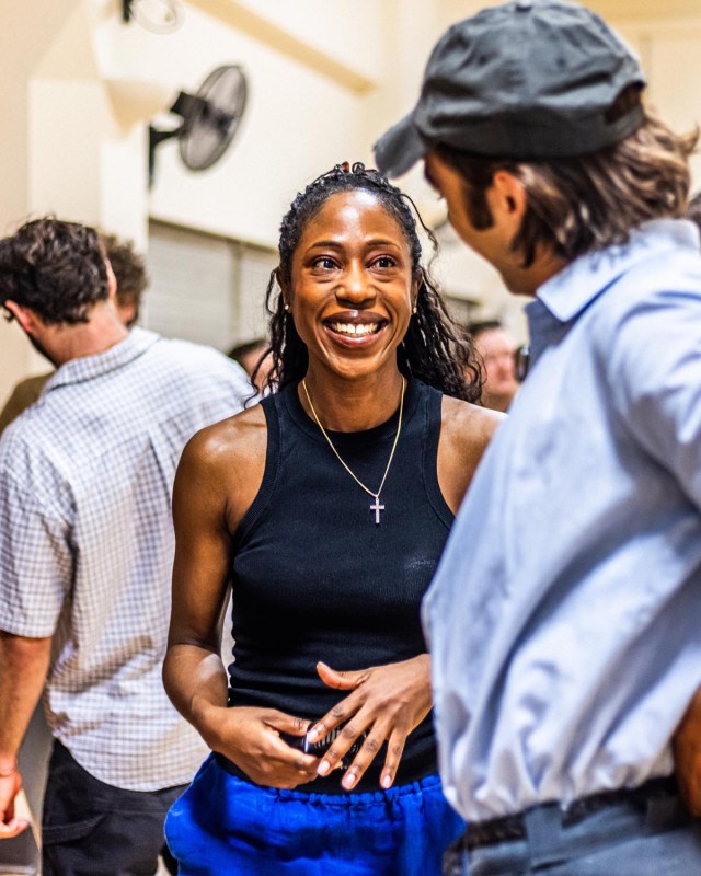 Arcadia. Nikki Amuka Bird & Seamus Dillane. Credit Justine Matthew. Arcadia. Nikki Amuka Bird & Seamus Dillane. Credit Justine Matthew.