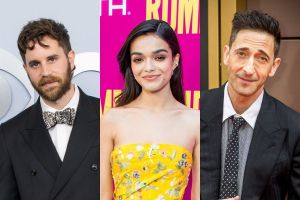 Ben Platt, Rachel Zegler and Adrien Brody, photos by Tricia Baron