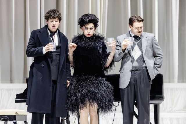 Jacob Dudman, Jinkx Monsoon and Adam Filipe in End of the Rainbow