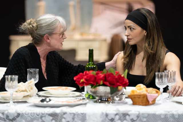 Jenna Russell (Dolly Sinatra) Ana Villafañe (Ava Gardner) in Sinatra The Musical by Craig Sugden 886