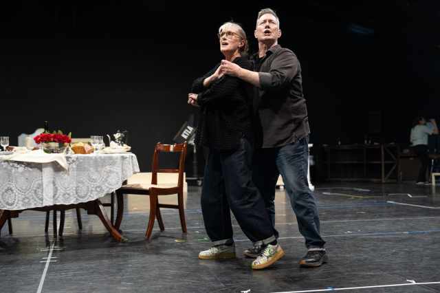 Jenna Russell (Dolly Sinatra) Marty Mcguire (Marty Sinatra) pic by Craig Sugen 049