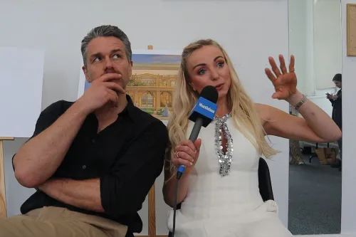 Julian Ovenden and Helen George