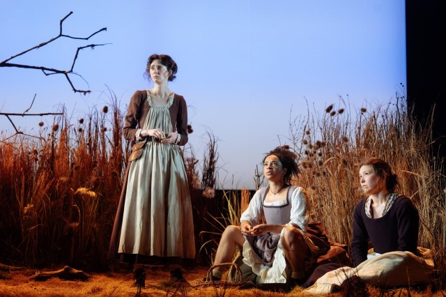 (L to R) Tanya Reynolds, Siena Kelly and Liv Hill 1536 Production Images West End Photo by Helen Murray 89