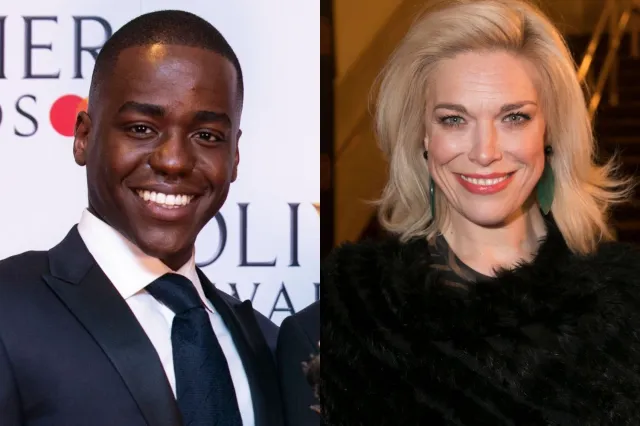 Ncuti Gatwa and Hannah Waddingham, photos by Dan Wooller