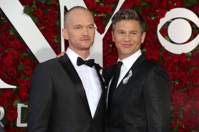 Neil Patrick Harris and David Burtka at the Tony Awards