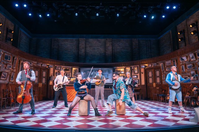 The cast of Once