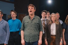Matthew Woodyatt and the cast of Pride