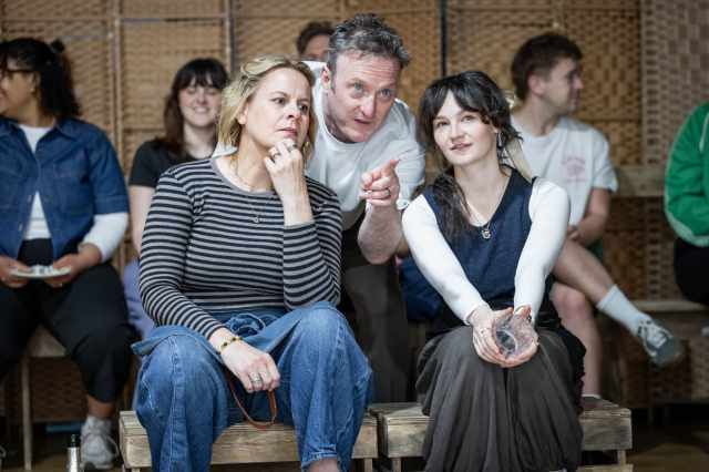 Rebecca Lock, Paul Foster, Jess Douglas Welsh Redcliffe Rehearsals Images Photo credit Mark Senior 76