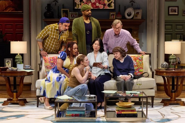 Ricardo Chavira Carl Clemons Hopkins Richard Thomas Anika Noni Rose Jeena Yi Marylouise Burke and Kayli Carter in MTCs The Balusters a new play by David Lindsay Abaire directed by Kenny Leon ©Jeremy Daniel Ricardo Chavira Carl Clemons Hopkins Richard Thomas Anika Noni Rose Jeena Yi Marylouise Burke and Kayli Carter in MTCs The Balusters a new play by David Lindsay Abaire directed by Kenny Leon ©Jeremy Daniel