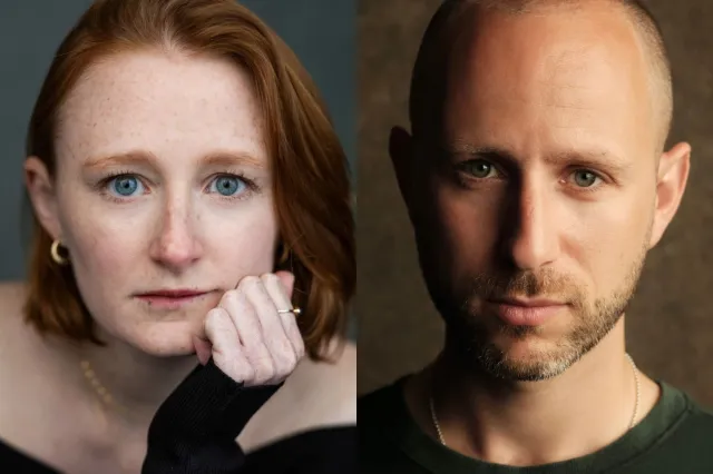 Rose Shalloo and Guy Woolf, headshot supplied by the production