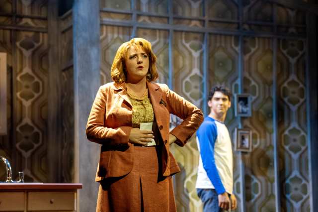 Sharon Sexton (Lucille LaRusso) and Gino Ochello (Daniel LaRusso) credit Manuel Harlan
