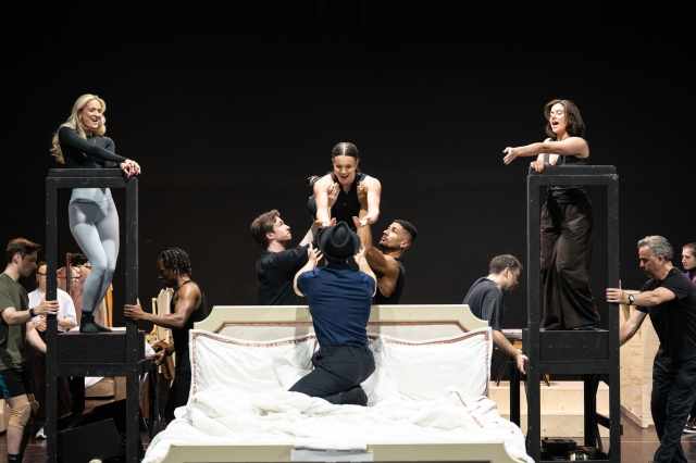 Sinatra The Musical Company in rehearsal by Craig Sugden 122