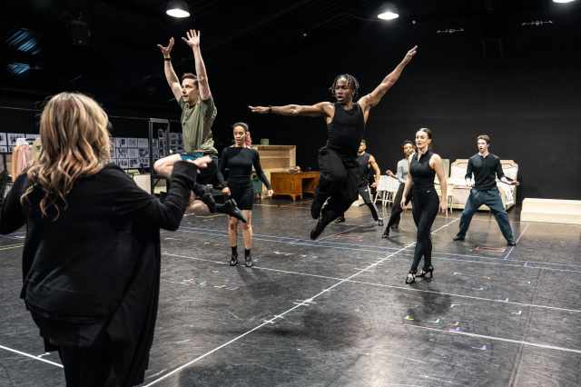 Sinatra The Musical in rehearsal pic by Craig Sugden 405