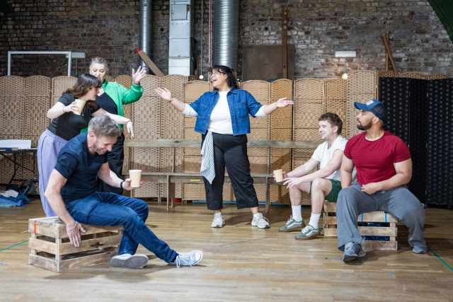 The cast of Redcliffe Rehearsals Images Photo credit Mark Senior 97