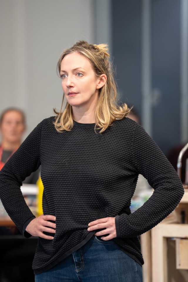 Alex Young (Helen Bechdel) in rehearsals for Fun Home at the Royal Exchange Theatre credit Johan Persson Alex Young (Helen Bechdel) in rehearsals for Fun Home at the Royal Exchange Theatre credit Johan Persson