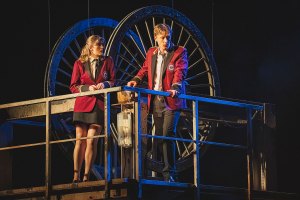 Maddie Hansen and Frazer Hadfield in Brassed Off