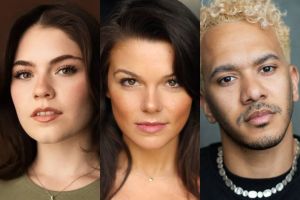Gracie O'Brien, Faye Brookes and Ryan Carter, headshots supplied by YellowBelly, supplied by Barn Theatre and Titanique