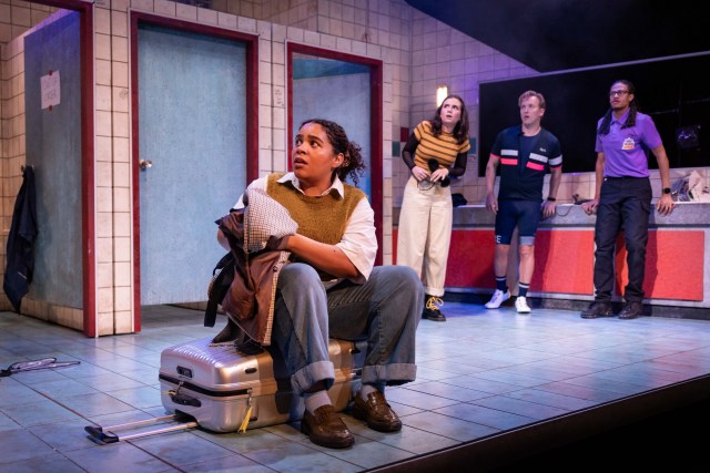 (L R) Cole Dennis (Laura), Grace Towning (Zo), Matt Corner (Andrew) and Ivano Turco (Finley) Photography by Mark Senior (L R) Cole Dennis (Laura), Grace Towning (Zo), Matt Corner (Andrew) and Ivano Turco (Finley) Photography by Mark Senior