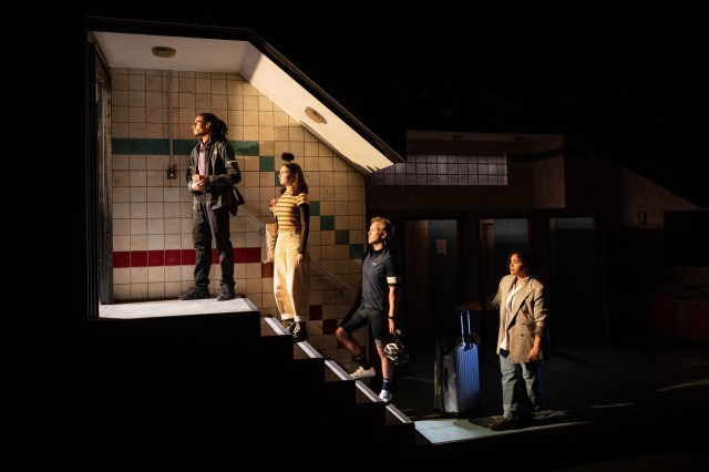 (L R) Ivano Turco (Finley), Grace Towning (Zo), Matt Corner (Andrew) and Cole Dennis (Laura) Photography by Mark Senior (1) (L R) Ivano Turco (Finley), Grace Towning (Zo), Matt Corner (Andrew) and Cole Dennis (Laura) Photography by Mark Senior (1)