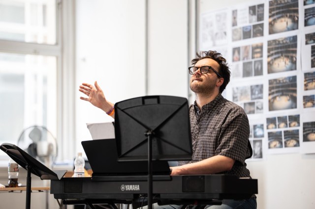 Matthew Malone (Musical Supervisor) in rehearsals for Fun Home at the Royal Exchange Theatre credit Johan Perssonjpg Matthew Malone (Musical Supervisor) in rehearsals for Fun Home at the Royal Exchange Theatre credit Johan Perssonjpg