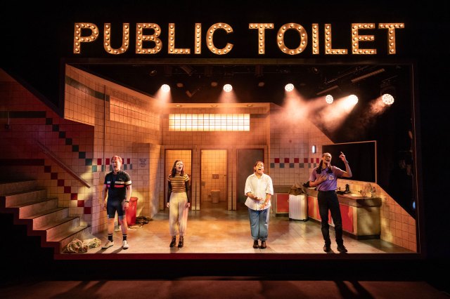 Matt Corner, Grace Towning, Cole Dennis and Ivano Turco in Public – The Musical