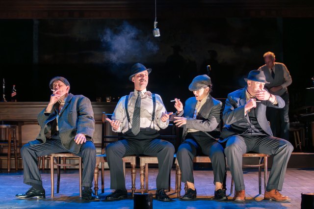 Andy Clark, Robert Jack, Mary Gapinski and Martin Donaghy in The Long Drop