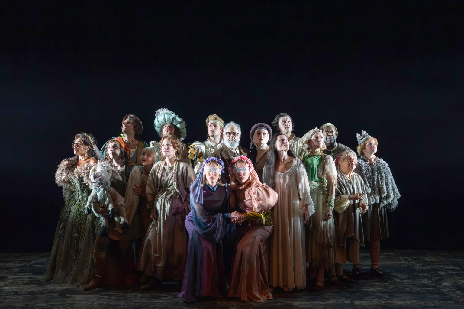 The company of Into The Woods, photography by Johan Persson