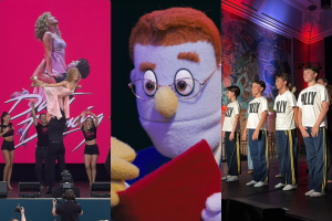 Dirty Dancing, Noah Harrison as Rod in Avenue Q, William Gurney, Spencer Collins, Noah Mannion and Rafferty Smale from Billy Elliot