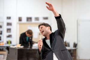 Ben Platt in rehearsals for Midnight at the Never Get