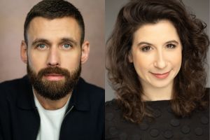 Benjamin O'Mahoney and Jenna Augen, photos supplied by the production