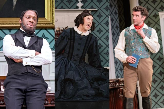 Giles Terera, Cole Escola and Michael Urie, photos by Manuel Harlan and MurphyMade Giles Terera, Cole Escola and Michael Urie, photos by Manuel Harlan and MurphyMade